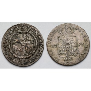 Poniatowski, Gold 1767 and 1793 - set (2pcs)