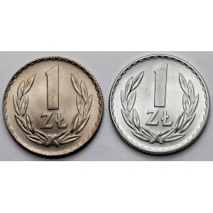 1 Gold 1949 CuNi und Al - Paar (2 Stck.)