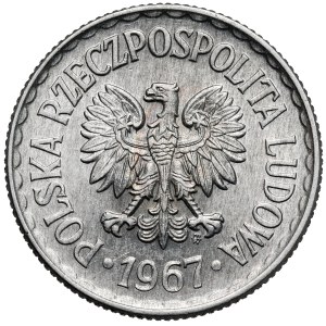 1 zlotý 1967 - vzácny rok