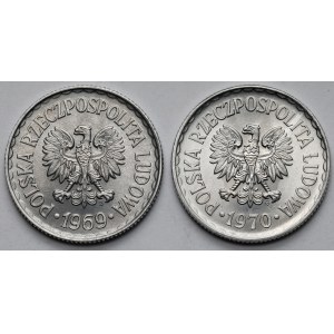 1 oro 1969-1970 - set (2 pezzi)