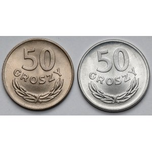50 pennies 1949 CuNi and Al - set (2pcs)