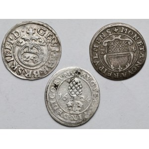 Germania, monete d'argento 1622-1624 - set (3 pezzi)