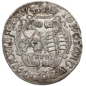 Saksonia, Johann Georg IV, 1/12 talara 1694 EPH
