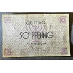 Lodz Ghetto, 50 fenig and 1 mark 1940 (2pcs)