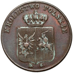 November Uprising, 3 pennies 1831 KG