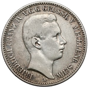 Meklenbursko-Schwerin, 2 marky 1901-A - vzácne