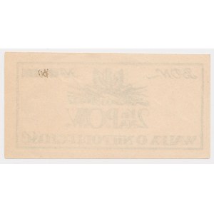 P.O.W. Walka o Niepodległość - Bon na 2 korony 1918 - numer odręcznie - ex.Lucow