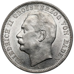 Baden, 3 marks 1915-G