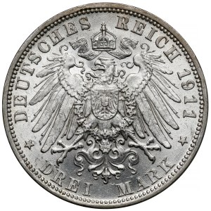Baviera, 3 marchi 1911-D