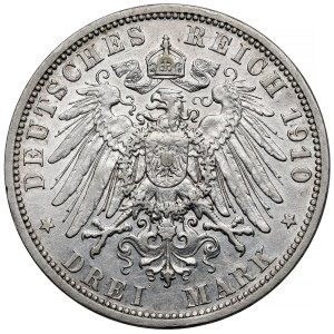Hessen, 3 marks 1910-A