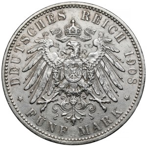 Sachsen-Meiningen, 5 marek 1908-D