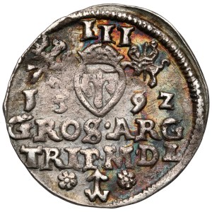 Zygmunt III Waza, Trojak Wilno 1592