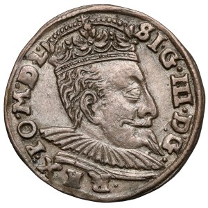 Zygmunt III Waza, Trojak Wilno 1596 - Koste