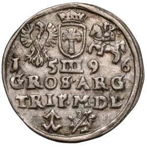Zygmunt III Waza, Trojak Wilno 1596 - Koste