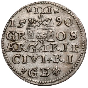 Sigismund III Vasa, Troika Riga 1590