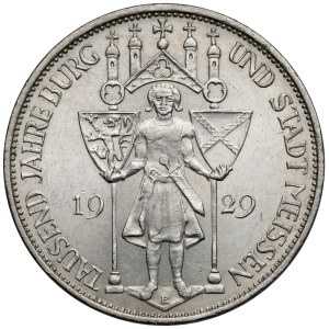 Weimar, 3 marks 1929-E - Meissen