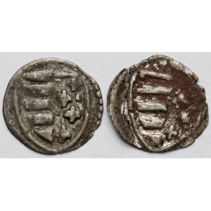 Ludwig of Andegavia, Denars of Cracow - set (2pcs)