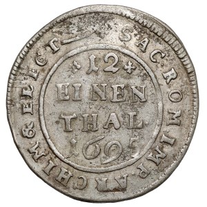 Augustus II the Strong, 1/12th of a thaler 1695 EPH, Leipzig
