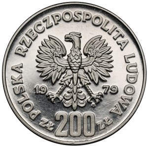 NIKIEL 200 gold sample 1979 Mieszko I - bust