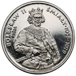 Próba NIKIEL 200 złotych 1981 Bolesław II Śmiały - półpostać