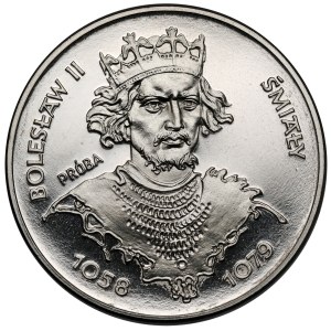 NIKIEL 200 gold sample 1981 Boleslaw II the Bold - bust