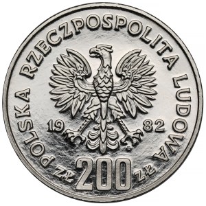 NIKIEL 200 gold sample 1982 Bolesław III Krzywousty - bust