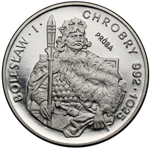 Próba NIKIEL 200 złotych 1980 Bolesław I Chrobry - półpostać