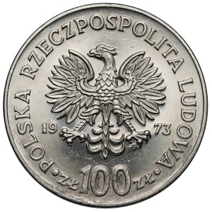 NIKIEL 100 gold sample 1973 Copernicus - bust