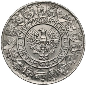 Próba NIKIEL 100 złotych 1966 Mieszko i Dąbrówka - postacie