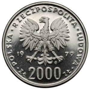 Sample NIKIEL 2,000 gold 1979 Mieszko I - half figure