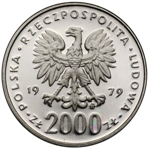 Próba NIKIEL 2.000 zł 1979 Kopernik