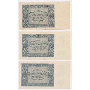 5 zl 1941 - AA, AB, AF - set (3pcs)