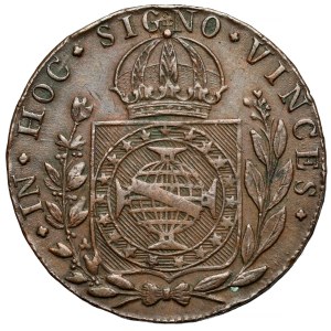 Brazil, Pedro I, 80 reis 1823-R, Rio de Janeiro