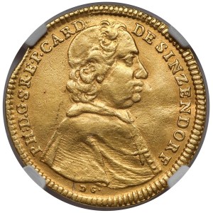 Slesia, Filip Ludwik von Sinzendorf, Ducato 1738 DG, Nysa - RARO