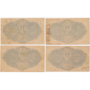 100 mkp 1919 February - Ser. S, U, W, Z - set (4pcs)