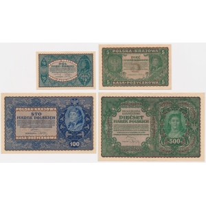 Set 1/2 - 500 mkp 1919-1920 (4pcs)