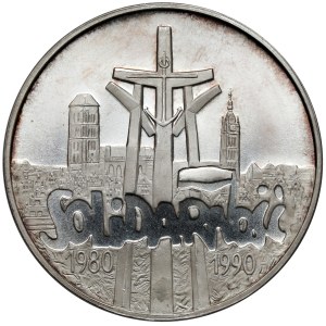 100,000 PLN 1990 Solidarity - variety A