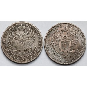 5 Polish zloty 1829-1834 - set (2pcs)
