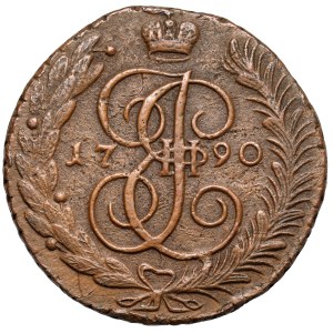 Russie, Catherine II, 5 kopecks 1790 AM, Anninsky