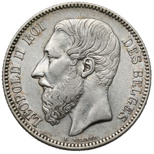 Belgien, Leopold II., 2 Franken 1867
