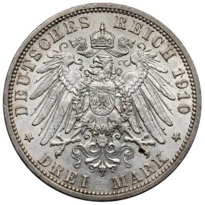 Prusko, 3 marky 1910-A