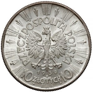 Piłsudski 10 złotych 1939