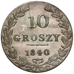10 pennies 1840 MW