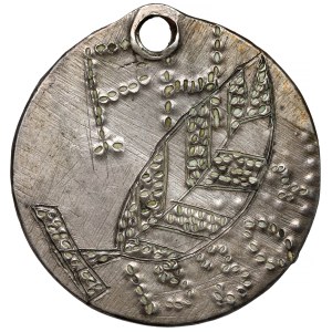 Scouting (?) Medaille von 5 polnischen Gold - Buchstaben PH und Datum 1930