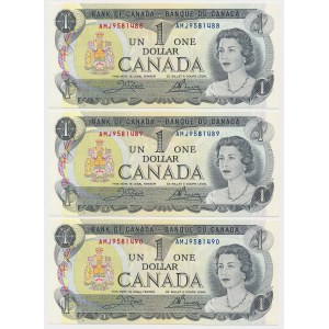 Canada, 1 Dollar 1973 - set (3pcs)