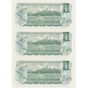 Canada, 1 Dollar 1973 - set (3pcs)