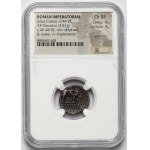 Republika, Juliusz Cezar (49-48 p.n.e.) Denar, Mennica ruchoma - Słoń - piękny