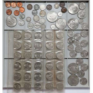 USA, od 1 centa do 1 dolara - zestaw monet