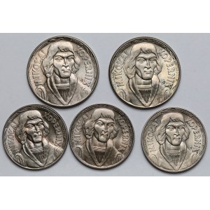10 złotych 1959-1969 Kopernik - zestaw (5szt)