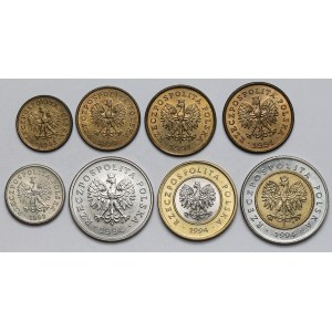 From 1 penny to 5 gold 1990-1994 (8pc)